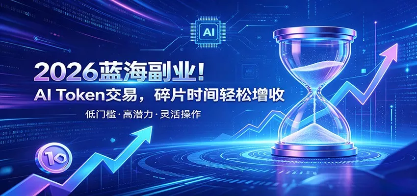 AI Token算力赛道！普通人可入局的数字副业，零门槛快速起步主用 -、辅助 +中赚AI网