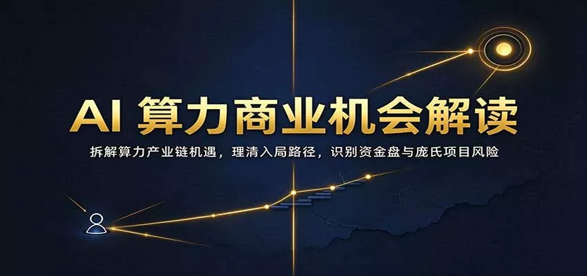 AI算力商业机会解读：拆解算力产业链机遇，理清入局路径，识别资金盘与庞氏项目风险客创社区-专注互联网轻资产资源整合与分享客创社区-专注互联网轻资产资源整合与分享