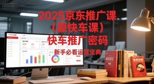 2025京东推广课（原快车课）解锁京东快车推广密码，新手必看运营宝典-客创社 - 专注互联网轻资产创业及网络项目资源整合与分享客创社-免费且强大的项目分享网站！