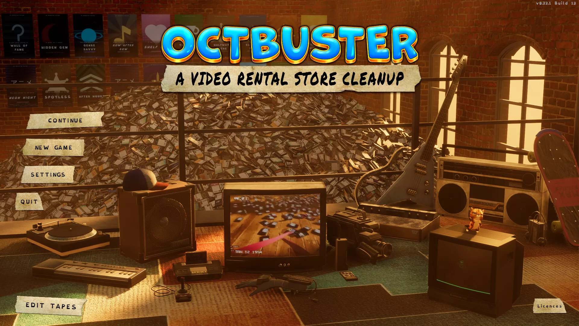Octbuster:录像带租赁店大扫除/Octbuster: Video Rental Store Cleanup 新游发布 Octbuster:录像带租赁店大扫除/Octbuster: Video Rental Store Cleanup 新游发布
