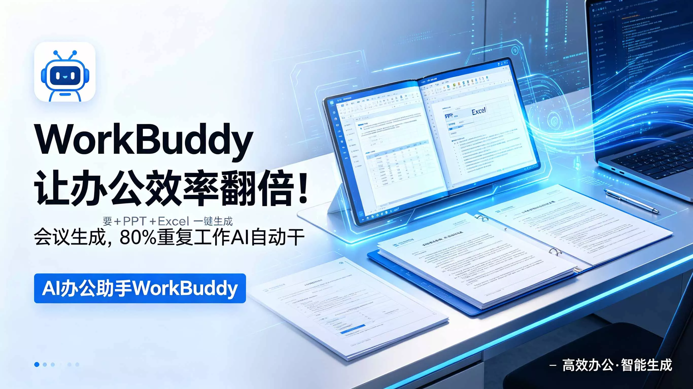 WorkBuddy让办公效率翻倍！会议纪要+PPT+Excel一键生成，80%重复工作AI自动干客创社区-专注互联网轻资产资源整合与分享客创社区-专注互联网轻资产资源整合与分享