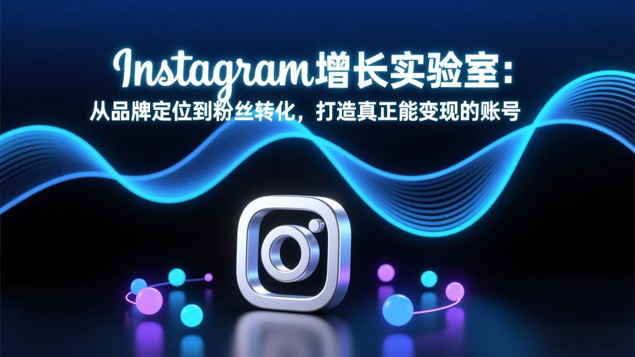 Instagram增长实验室：从品牌定位到粉丝转化，打造真正能变现的账号客创社区-专注互联网轻资产资源整合与分享客创社区-专注互联网轻资产资源整合与分享