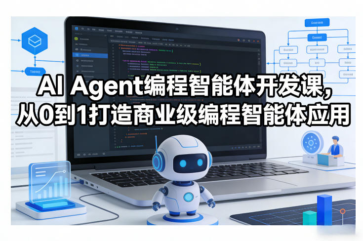 AI Agent编程智能体开发课，从0到1打造商业级编程智能体应用-云动网创-专注网络创业项目推广与实战，致力于打造一个高质量的网络创业搞钱圈子。