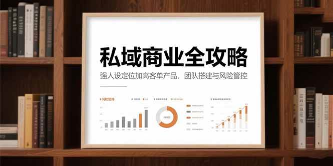（15294期）私域商业全攻略，强人设定位加高客单产品，团队搭建与风险管控-客创社 - 专注互联网轻资产创业及网络项目资源整合与分享客创社-免费且强大的项目分享网站！