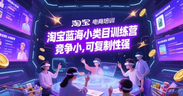 淘宝蓝海小类目训练营， 竞争小，可复制性强-客创社 - 专注互联网轻资产创业及网络项目资源整合与分享客创社-免费且强大的项目分享网站！