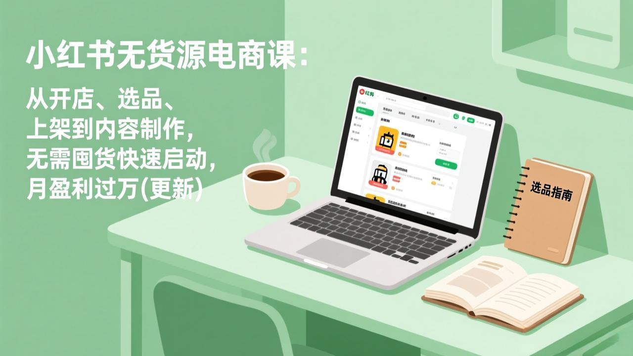 小红书无货源电商课(5月12更新客创社区-专注互联网轻资产资源整合与分享客创社区-专注互联网轻资产资源整合与分享