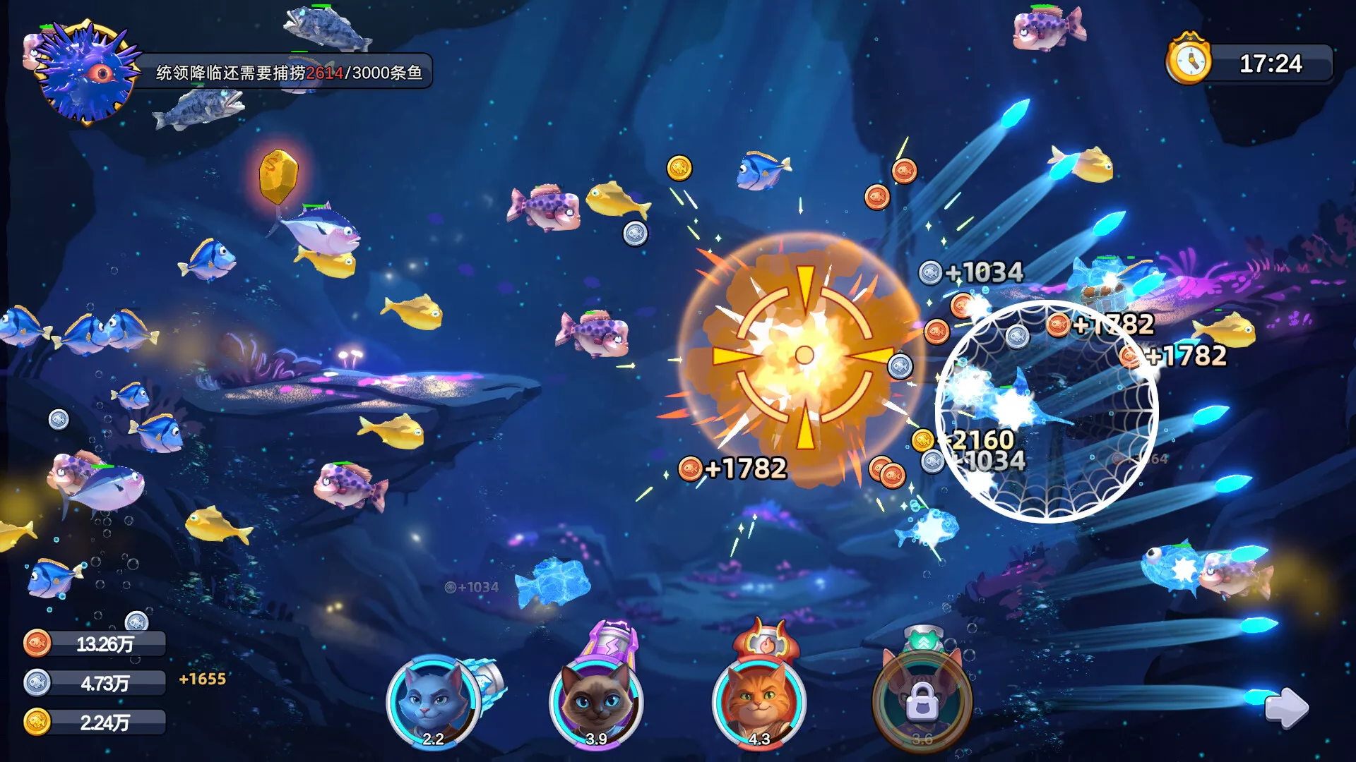 猫咪大作战：捕鱼/Meow Squad: Incremental Fishing 新游发布