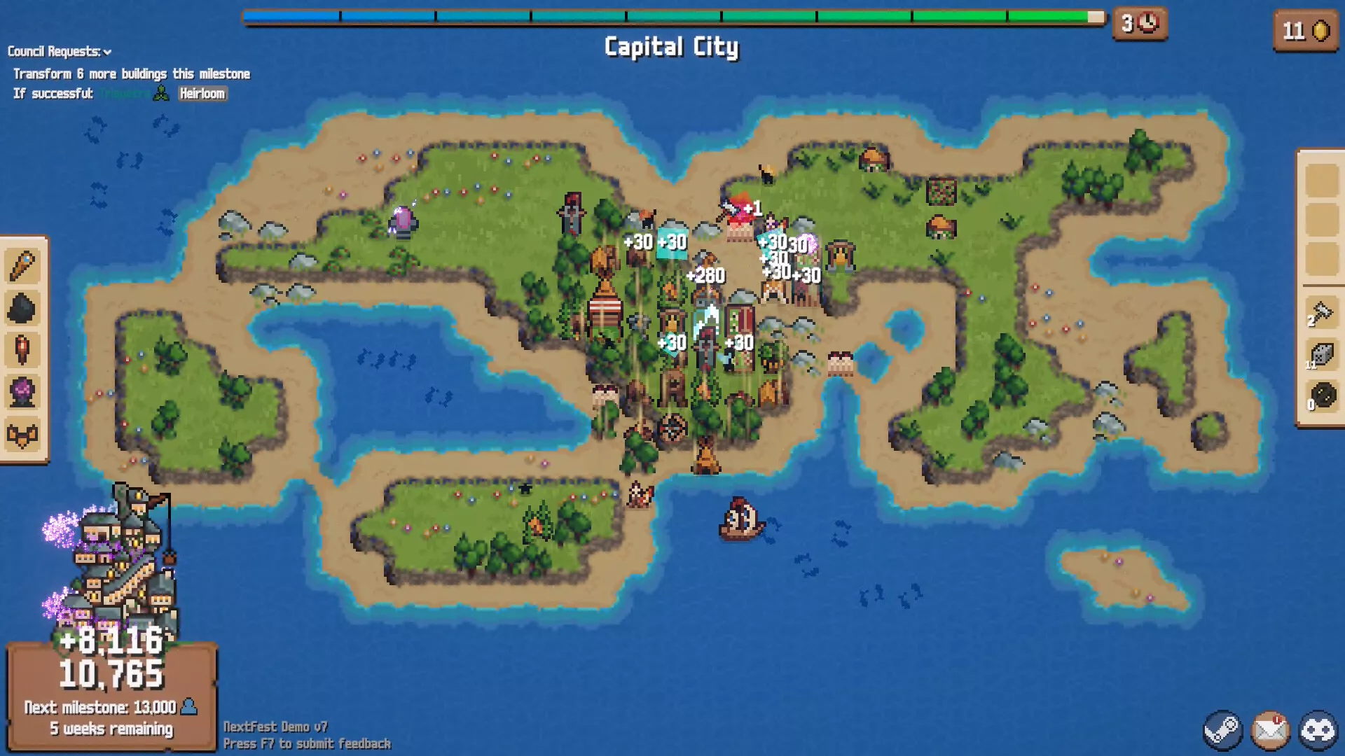 连锁城邦: 类Rogue城市营造游戏/Combolands: Roguelike Citybuilder 新游发布