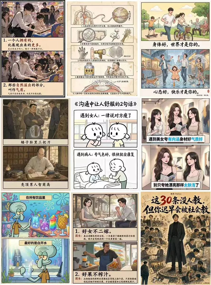 外面卖699元的抖音10W粉博主AI绘图实战课：提示词+爆款复刻