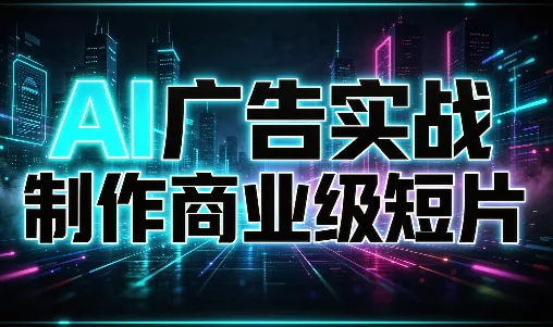 AI广告实战制作商业级短片客创社区-专注互联网轻资产资源整合与分享客创社区-专注互联网轻资产资源整合与分享