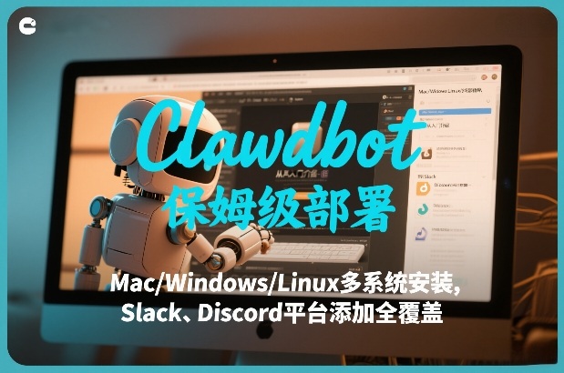 Clawdbot保姆级部署,从入门介绍、Mac/Windows/Linux多系统安装,到Slack、Discord平台添加全覆盖 Clawdbot保姆级部署,从入门介绍、Mac/Windows/Linux多系统安装,到Slack、Discord平台添加全覆盖