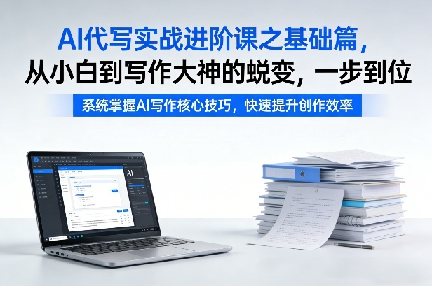 AI代写实战进阶课之基础篇，从小白到写作大神的蜕变，一步到位【揭秘】 - 鱼见海科技效率提升指南 | 鱼见海科技-鱼见海资源网-免费PHP网站源码模板,插件软件网创AI智能体资源分享平台！