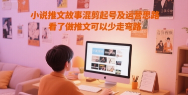 小说推文故事混剪起号及运营思路，看了做推文可以少走弯路-客创社 - 专注互联网轻资产创业及网络项目资源整合与分享客创社-免费且强大的项目分享网站！