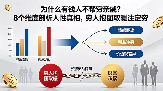 付费文章：为什么有钱人不帮穷亲戚？8个维度剖析人性真相，穷人抱团取暖注定穷客创社区-专注互联网轻资产资源整合与分享客创社区-专注互联网轻资产资源整合与分享