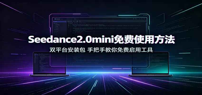 Seedance2.0mini免费使用方法：双平台安装包，手把手教你免费启用工具客创社区-专注互联网轻资产资源整合与分享客创社区-专注互联网轻资产资源整合与分享