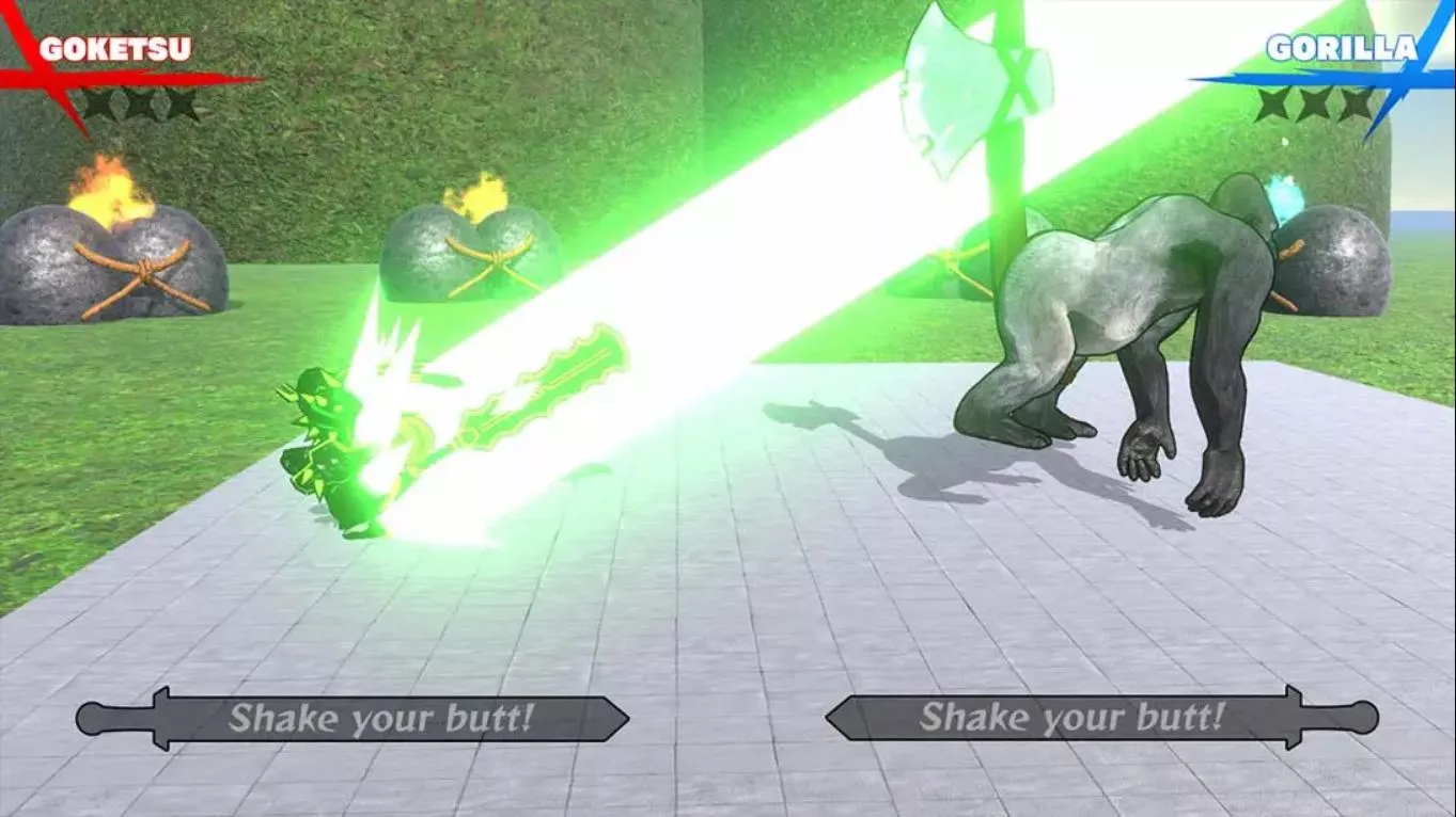 【美版】屁股战士 .Ketsu Battler 英语