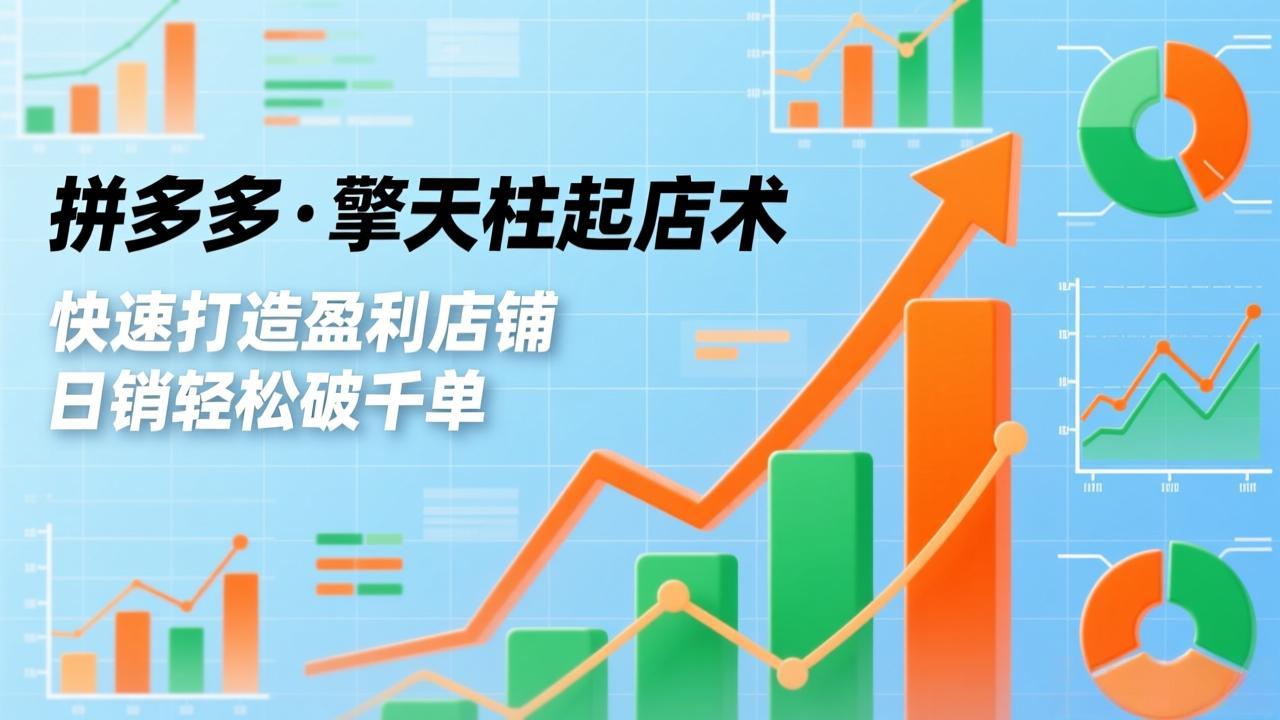 拼多多·擎天柱起店术，爆流布局、利润起飞、不断流，快速打造盈利店铺，日销破千单(更新 - 鱼见海科技完整实施指南 | 鱼见海科技-鱼见海资源网-免费PHP网站源码模板,插件软件网创AI智能体资源分享平台！