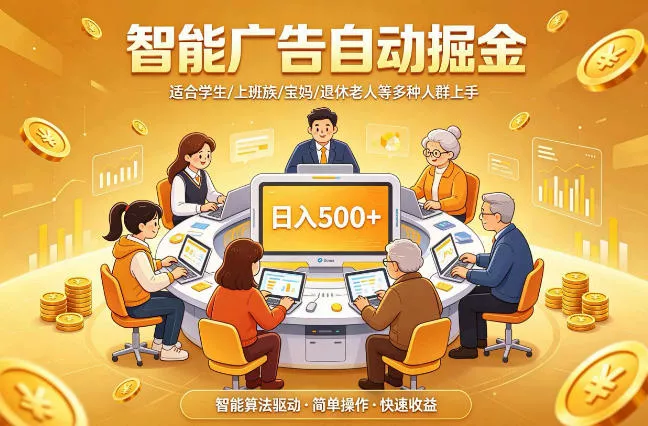 2026年更稳妥做的项目：自动掘金项目，小白轻易上手，单日轻松收入500+【揭秘】 《鱼见海科技》-鱼见海资源网-免费PHP网站源码模板,插件软件网创AI智能体资源分享平台！