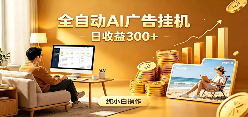 AI风口项目，全程解放双手，后台自动运行赚取收益，每天稳定收益300+ 《鱼见海科技》-鱼见海资源网-免费PHP网站源码模板,插件软件网创AI智能体资源分享平台！