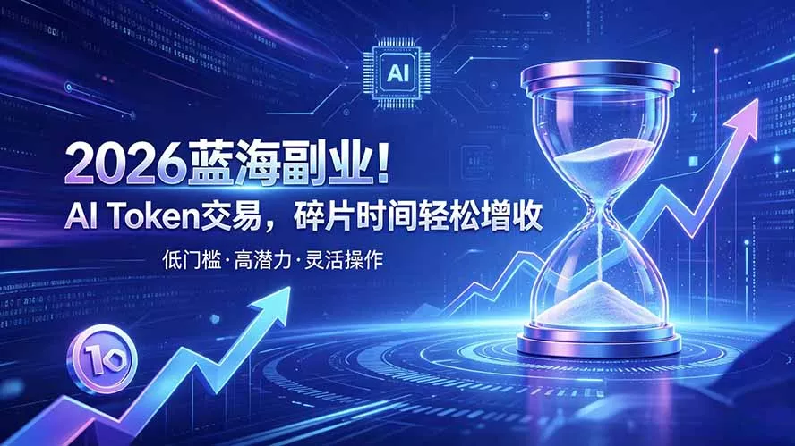 AI Token算力赛道！普通人可入局的数字副业-鱼见海资源网-免费PHP网站源码模板,插件软件网创AI智能体资源分享平台！