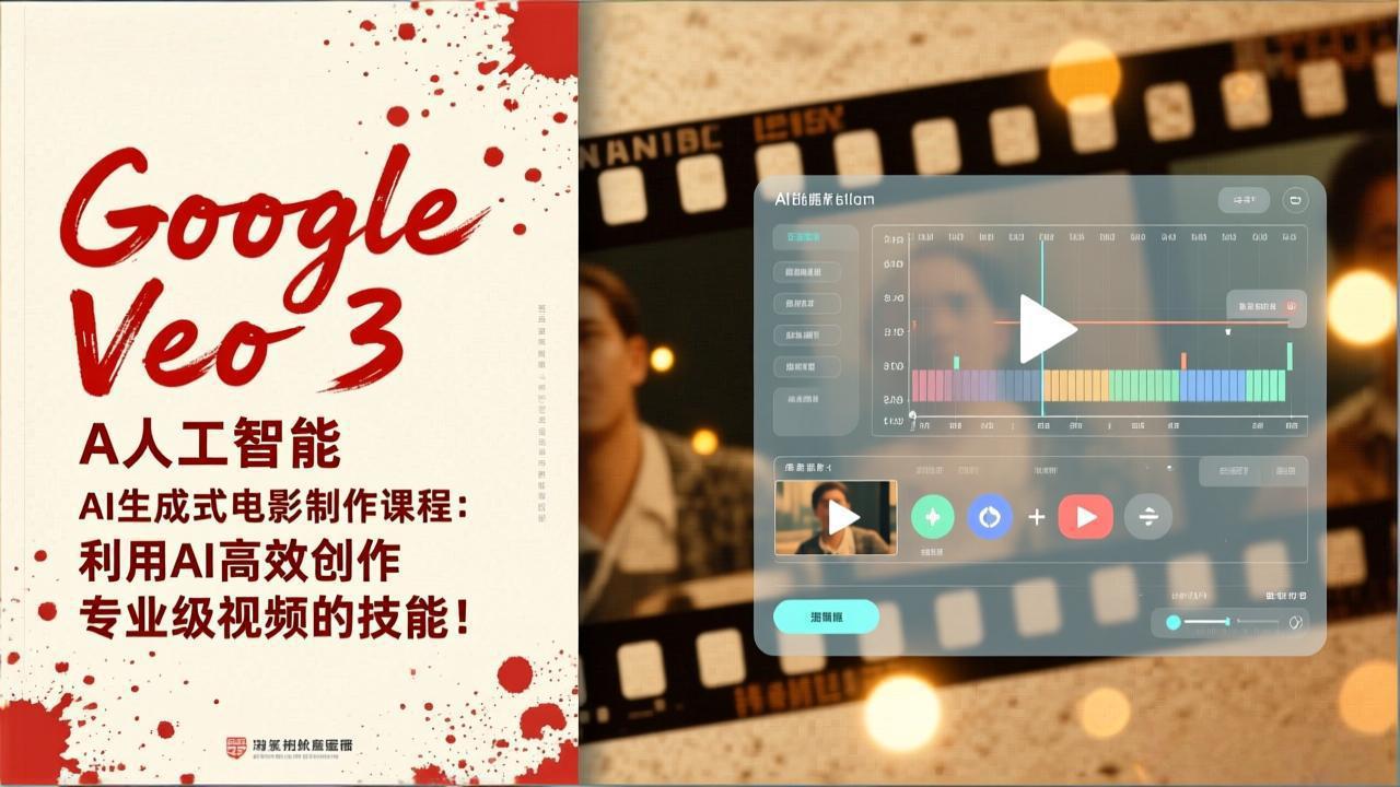 Google Veo 3人工智能AI生成式电影制作课程：利用AI高效创作专业级视频的技能！客创社区-专注互联网轻资产资源整合与分享客创社区-专注互联网轻资产资源整合与分享