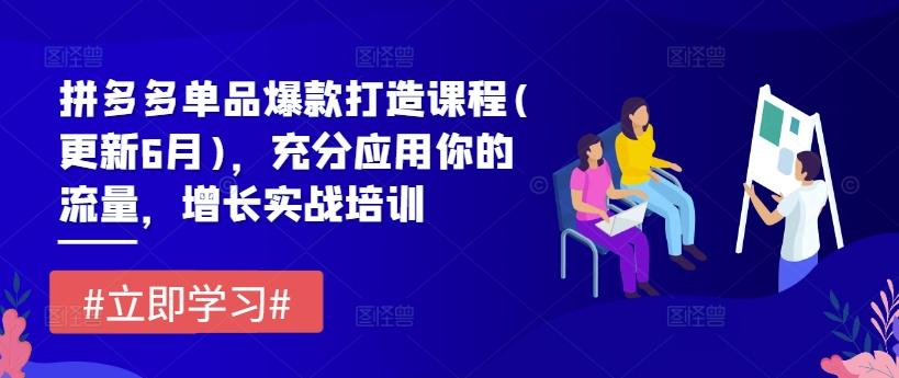 拼多多单品爆款打造课程(更新6月)，充分应用你的流量，增长实战培训客创社 - 专注互联网轻资产创业及网络项目资源整合与分享客创社 - 专注互联网轻资产创业及网络项目资源整合与分享