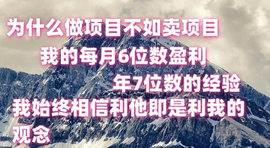 做项目不如卖项目，每月6位数盈利，年7位数经验客创社 - 专注互联网轻资产创业及网络项目资源整合与分享客创社 - 专注互联网轻资产创业及网络项目资源整合与分享