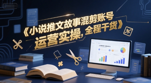 小说推文故事混剪账号运营实操，全程干货-客创社 - 专注互联网轻资产创业及网络项目资源整合与分享客创社-免费且强大的项目分享网站！