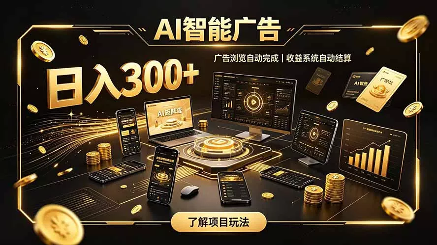 自研 AI 系统｜轻资产起步｜长期稳定收益｜宝妈 上班族轻轻松松日入300+-鱼见海资源网-免费PHP网站源码模板,插件软件网创AI智能体资源分享平台！
