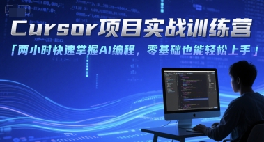 Cursor项目实战训练营，两小时快速掌握AI编程，零基础也能轻松上手-客创社 - 专注互联网轻资产创业及网络项目资源整合与分享客创社-免费且强大的项目分享网站！
