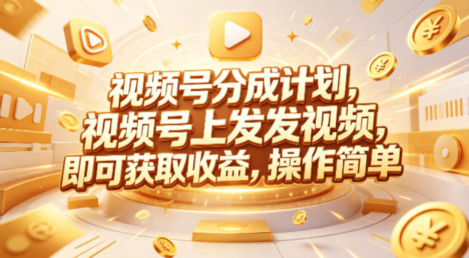 视频号分成计划，599元众筹的Red团队课程，视频号上发发视频，即可获取收益，操作简单客创社区-专注互联网轻资产资源整合与分享客创社区-专注互联网轻资产资源整合与分享