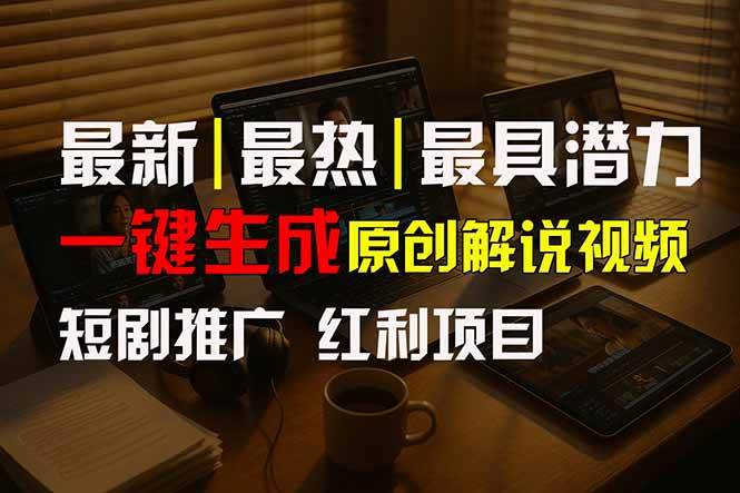 （15658期）短剧推广新思路，AI一键生成原创解说视频，10分钟产出100条，30天赚了5.5w-客创社 - 专注互联网轻资产创业及网络项目资源整合与分享客创社-免费且强大的项目分享网站！