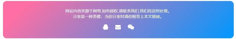 子比美化-文章底部版权声明样式