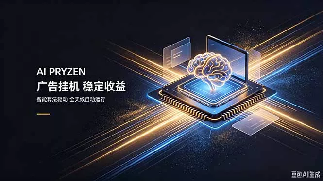 AI Pryzen 广告挂机｜24小时自动跑，日入300-500，新手零门槛星享资源网星享资源网