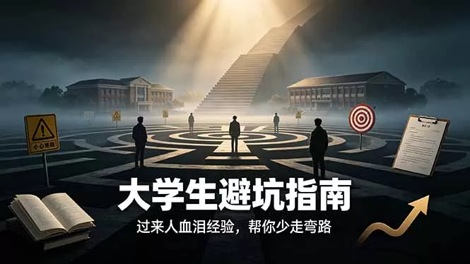 付费文章：大学生避坑指南 ，过来人血泪经验，帮你少走弯路-鱼见海资源网-免费PHP网站源码模板,插件软件网创AI智能体资源分享平台！