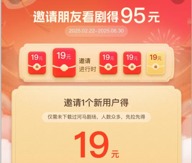 （15102期）河马剧场，邀请一人赚19元，非常简单，实操可行。-客创社 - 专注互联网轻资产创业及网络项目资源整合与分享客创社-免费且强大的项目分享网站！