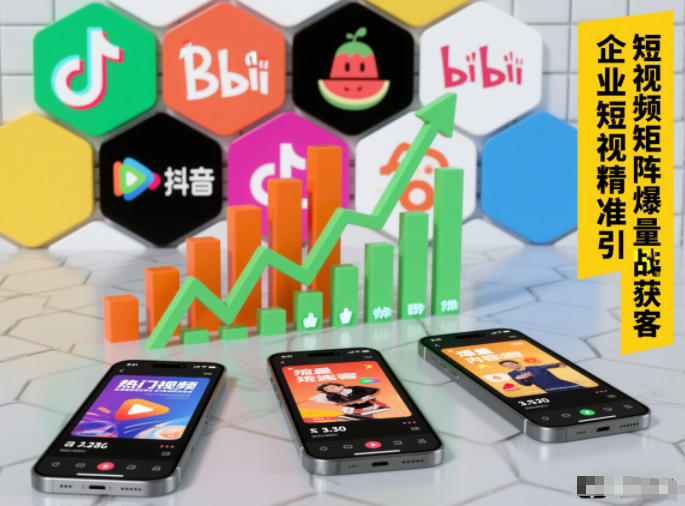 企业短视频精准引流矩阵获客，短视频矩阵爆量战法客创社区-专注互联网轻资产资源整合与分享客创社区-专注互联网轻资产资源整合与分享