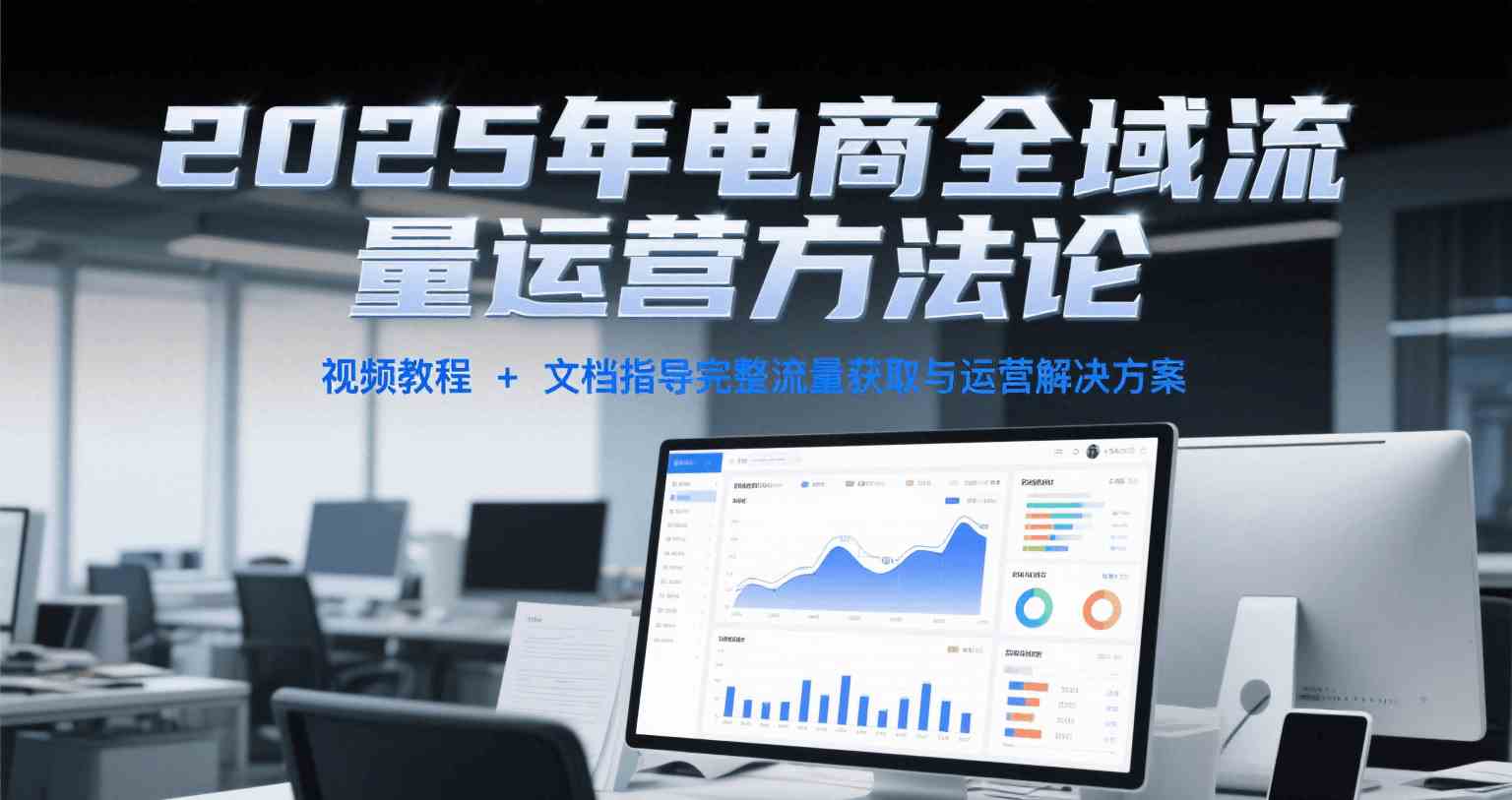 2025年电商全域流量运营方法论，视频教程+文档指导完整流量获取与运营解决方案-客创社 - 专注互联网轻资产创业及网络项目资源整合与分享客创社-免费且强大的项目分享网站！