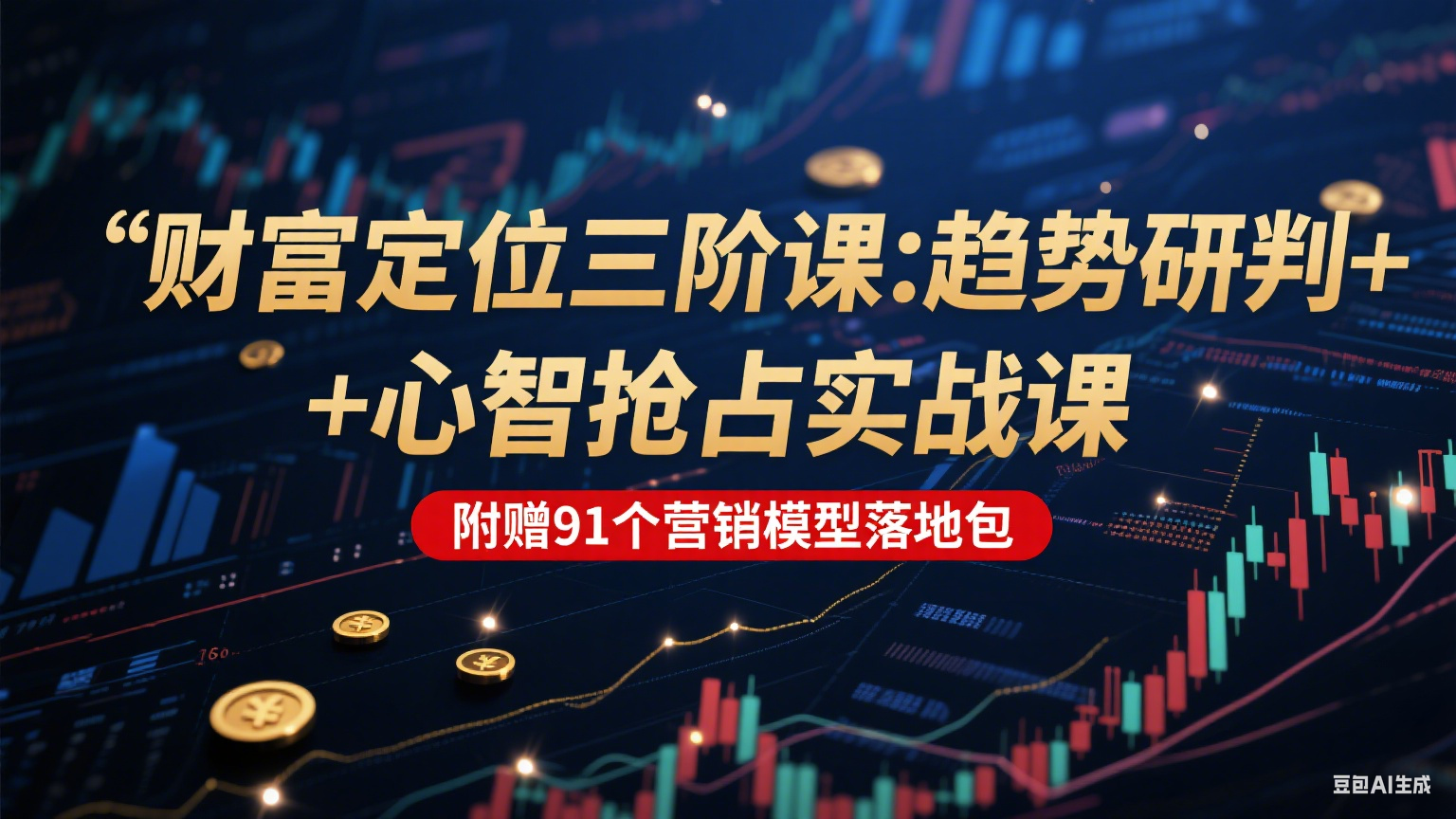 财富定位三阶：趋势研判 + 心智抢占实战课，附赠91个营销模型落地包-客创社 - 专注互联网轻资产创业及网络项目资源整合与分享客创社-免费且强大的项目分享网站！