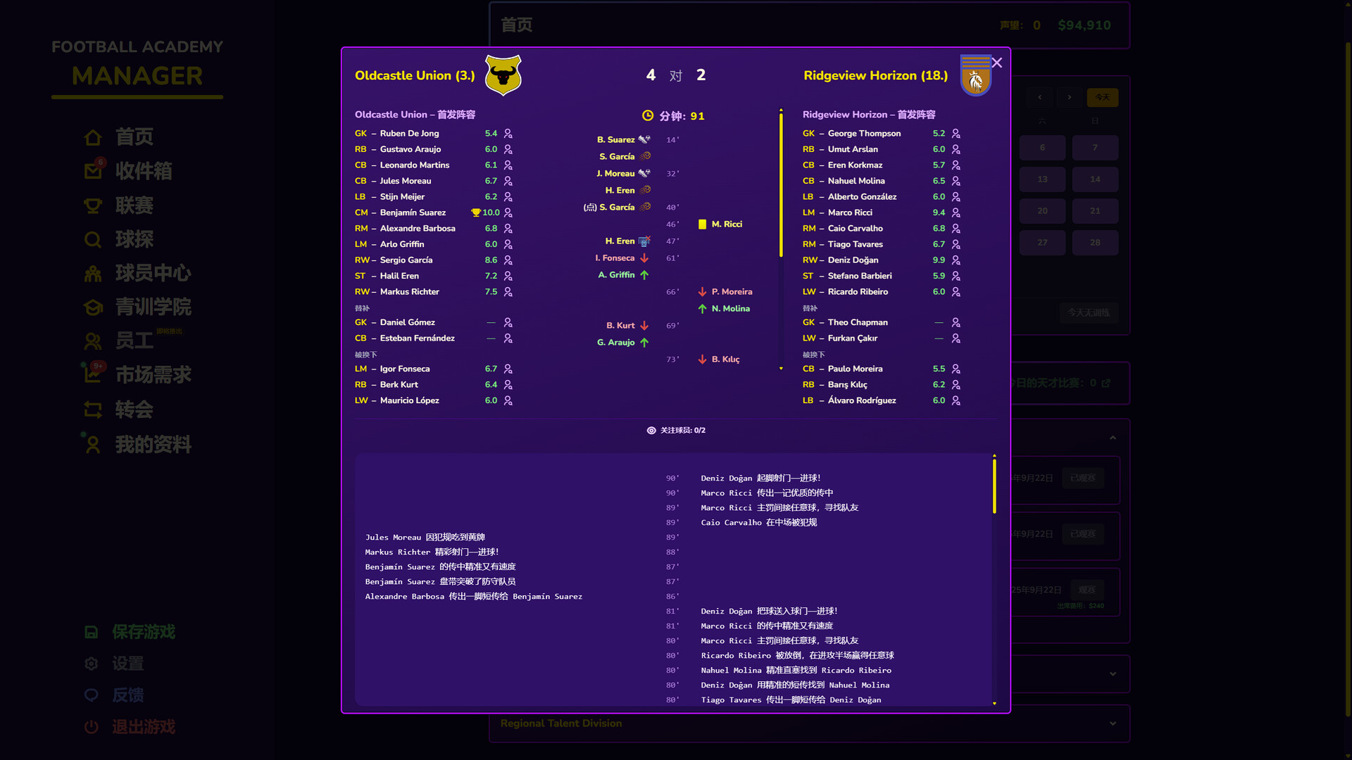 足球青训学院经理/Football Academy Manager