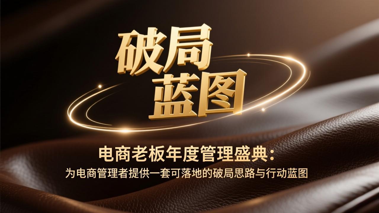 电商老板年度管理盛典：为电商管理者提供一套可落地的破局思路与行动蓝图 - 鱼见海科技效率提升指南 | 鱼见海科技-鱼见海资源网-免费PHP网站源码模板,插件软件网创AI智能体资源分享平台！