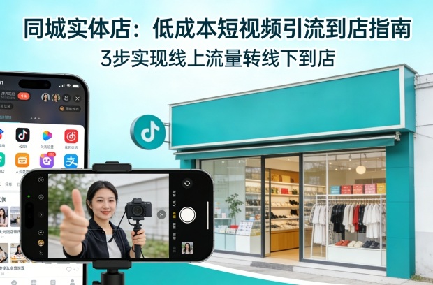 同城实体店，如何低成本把客户从短视频带到线下门店 《鱼见海科技》-鱼见海资源网-免费PHP网站源码模板,插件软件网创AI智能体资源分享平台！