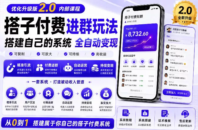 搭建群系统实战项目玩法，搭建整套付费进群系统，实现全天被动收益-鱼见海资源网-免费PHP网站源码模板,插件软件网创AI智能体资源分享平台！