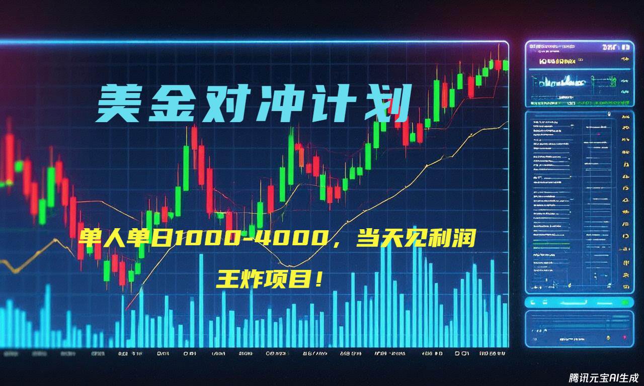 （15333期）2025年最暴力项目“美金先登计划”最新最强对冲战法，每日实际收益1K-4K-客创社 - 专注互联网轻资产创业及网络项目资源整合与分享客创社-免费且强大的项目分享网站！