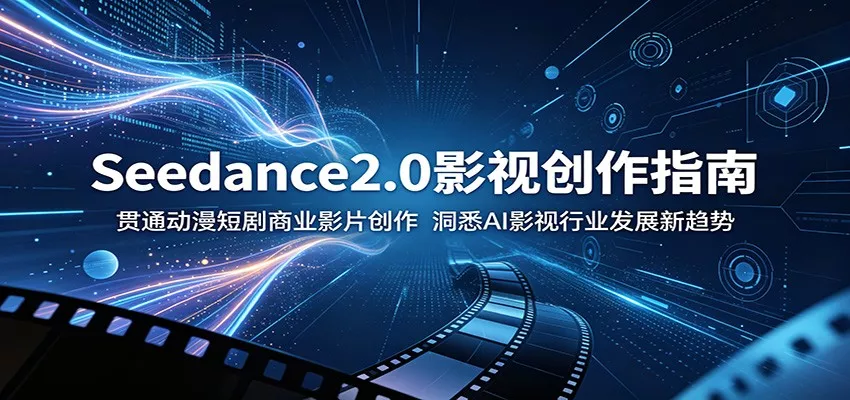 Seedance2.0影视创作指南：贯通动漫短剧商业影片创作，洞悉AI影视行业发展新趋势客创社区-专注互联网轻资产资源整合与分享客创社区-专注互联网轻资产资源整合与分享