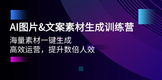 (9869期)AI图片&文案素材生成训练营，海量素材一键生成 高效运营 提升数倍人效客创社 - 专注互联网轻资产创业及网络项目资源整合与分享客创社 - 专注互联网轻资产创业及网络项目资源整合与分享