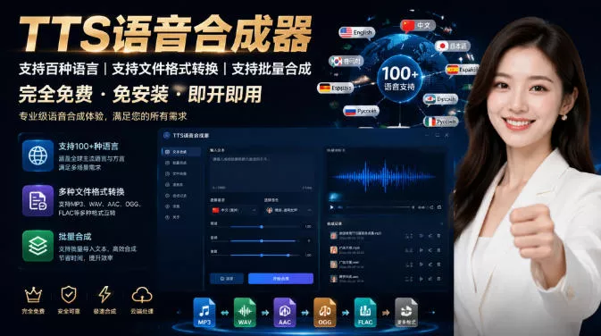 最新TTS配音，支持批量，支持文件格式转换，功能超多客创社区-专注互联网轻资产资源整合与分享客创社区-专注互联网轻资产资源整合与分享
