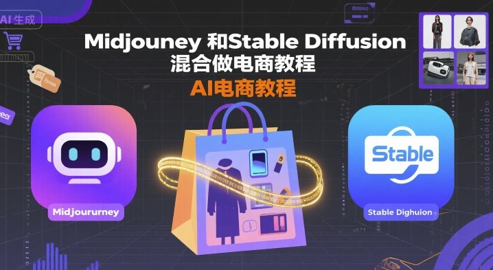 Midjourney和Stable Diffusion混合做电商教程-ai电商教程-客创社 - 专注互联网轻资产创业及网络项目资源整合与分享客创社-免费且强大的项目分享网站！