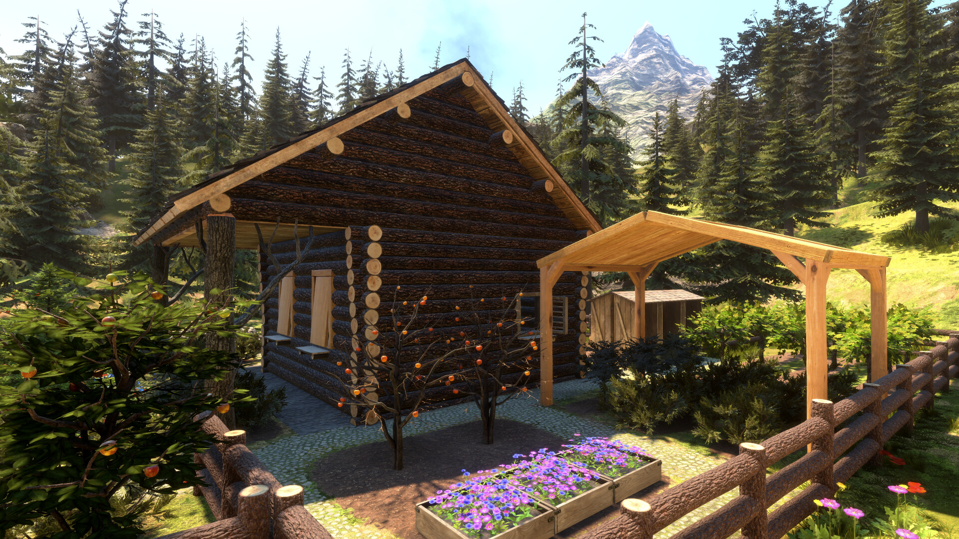 温馨小木屋/Log Away