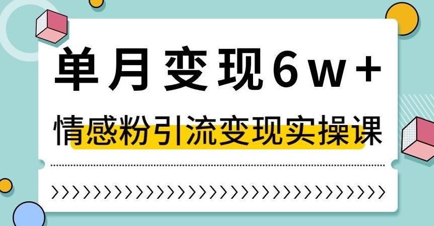 单月变现6W+，抖音情感粉引流变现实操课，小白可做，轻松上手，独家赛道【揭秘】客创社 - 专注互联网轻资产创业及网络项目资源整合与分享客创社 - 专注互联网轻资产创业及网络项目资源整合与分享